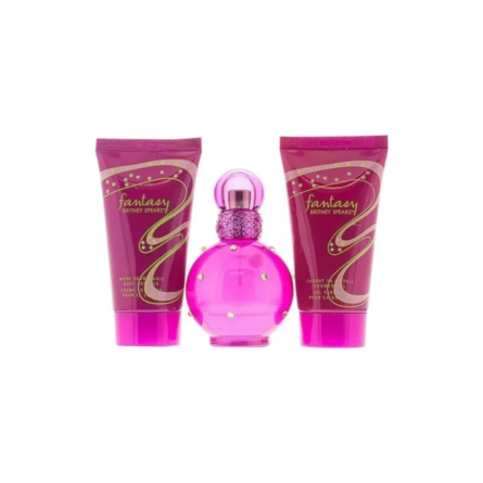 Britney Spears Fantasy EDP + Shower Gel + Body Cream Gift Set for women