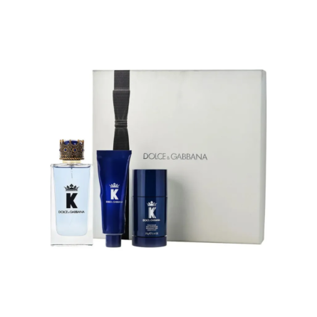 Dolce & Gabbana K King Pour Homme EDP Shower Gel Deo Stick Gift Set for men
