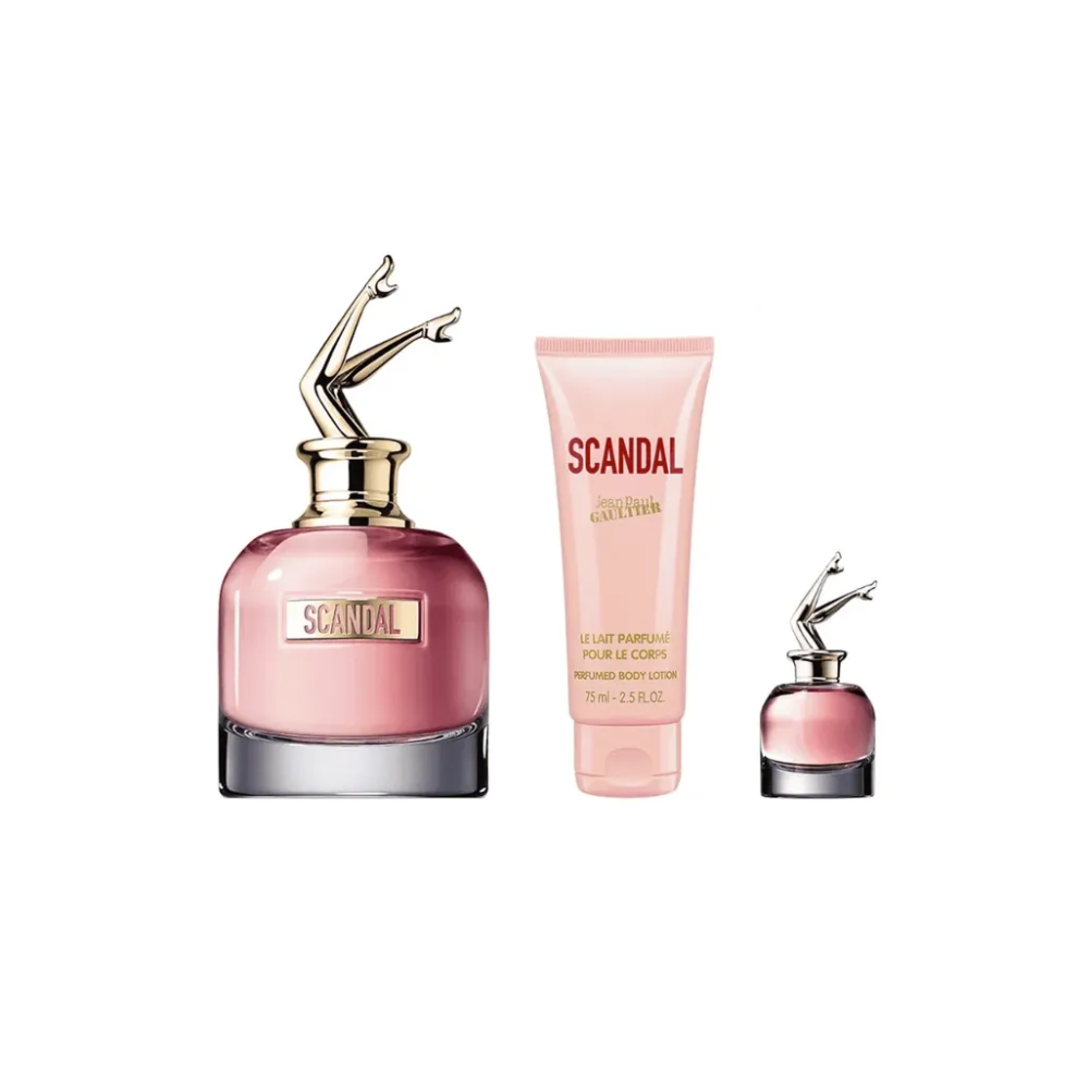 Jean Paul Gaultierr Scandal EDP + Mini Perfume + Body Lotion Gift Set